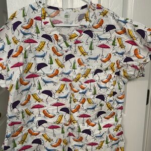 Key West Brand Scrub Top